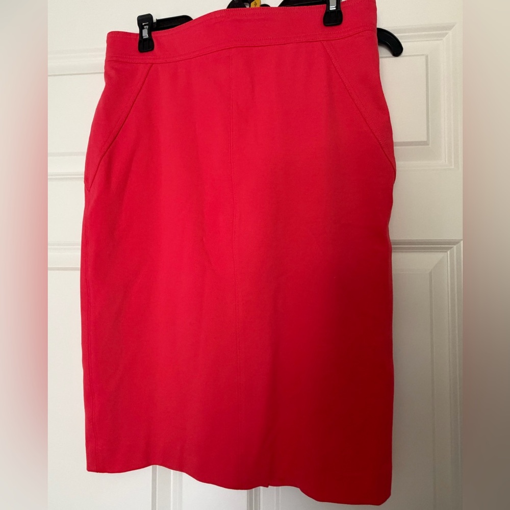 Ann Taylor Vibrant Pink Pencil Skirt